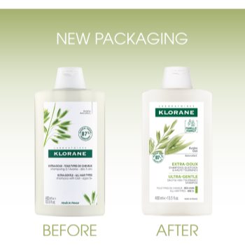 Klorane Oat sampon delicat pentru toate tipurile de păr - imagine 3